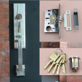 Front door lock with big plate for design wood door lock software security lock set